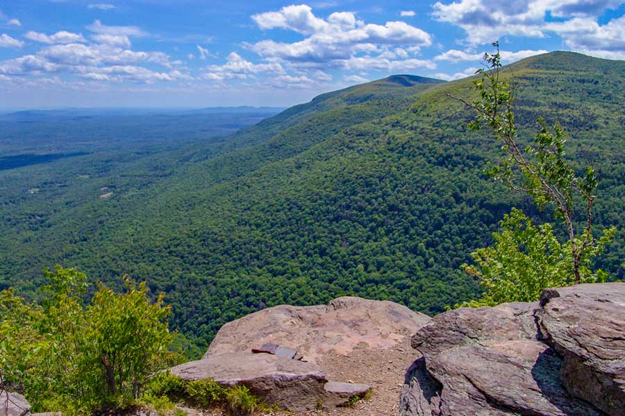 Looking due south from Huckleberry Point