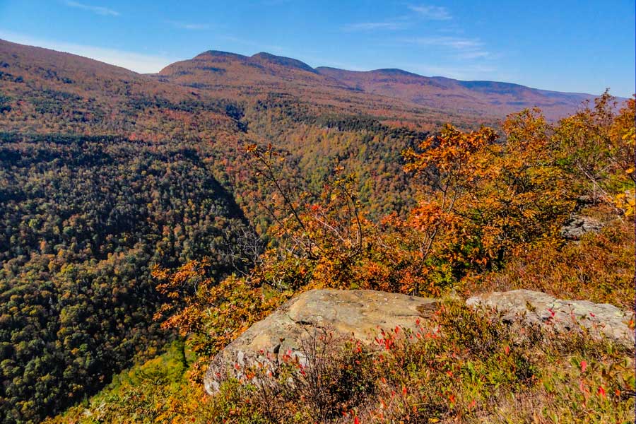 Looking west from Huckleberry Point