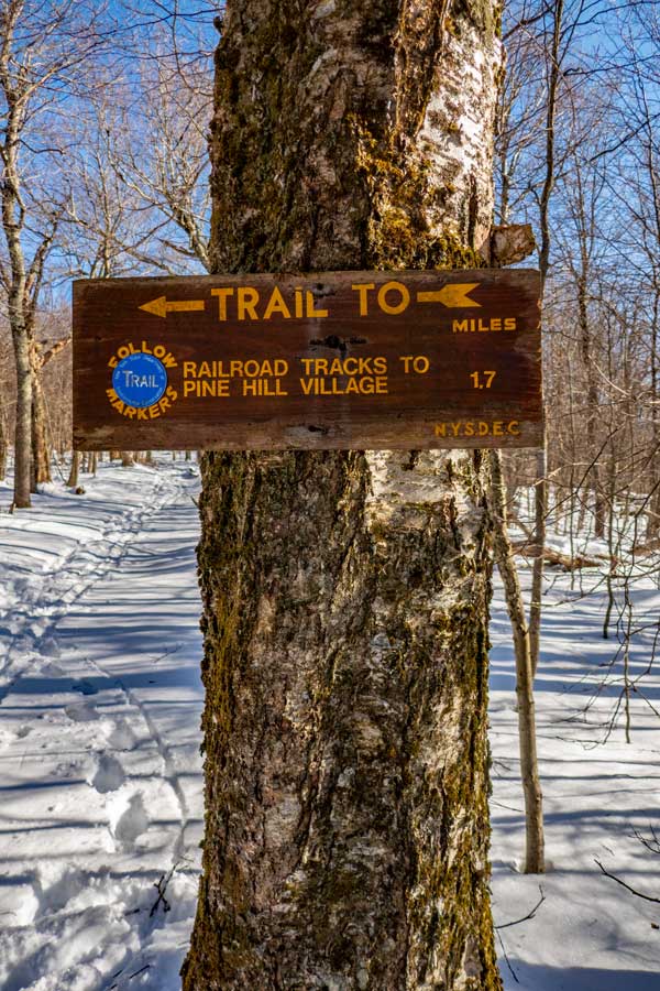 Belleayre Ridge Trail and Cathedral Glen Trail