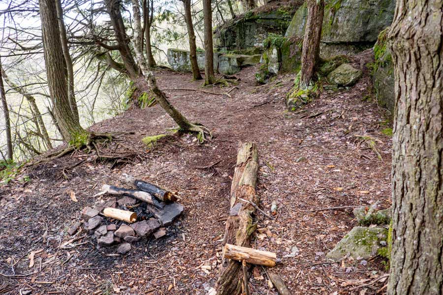 DEC primitive campsite  