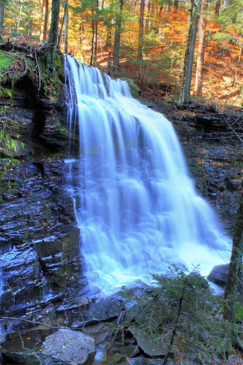 paradox falls in the buttermilk ravine