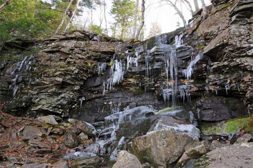 hillyer falls in the hillyer ravine