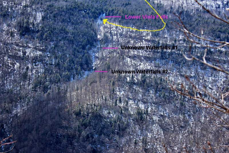 lower viola falls in the hillyer ravine kaaterskill clove catskill mountains