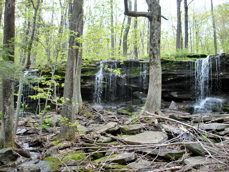 Upper Shelving Rock Falls in the Mary Glen above North-South Lake