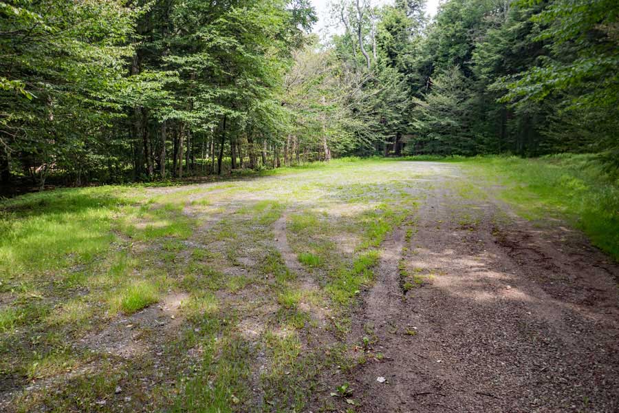 Black Bear Parking Area on NYS land