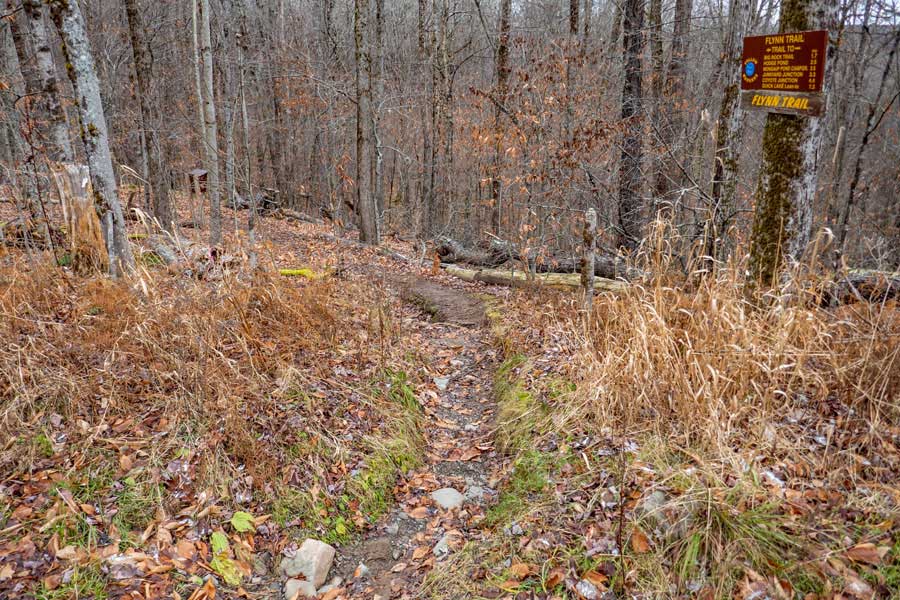 Flynn Trailhead by Frick Pond Parking Area
