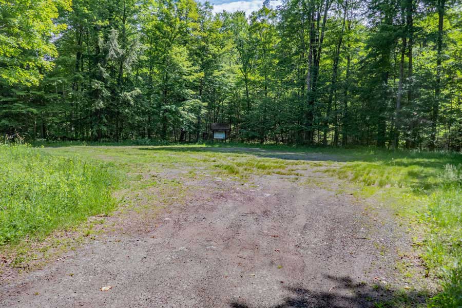 Long Pond Parking Area holds 40 cars and is directly off Flugertown Road