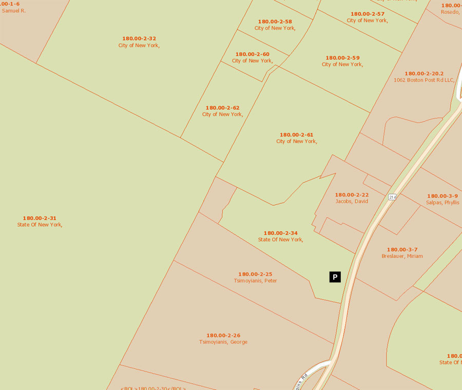 Hunter Mountain property map